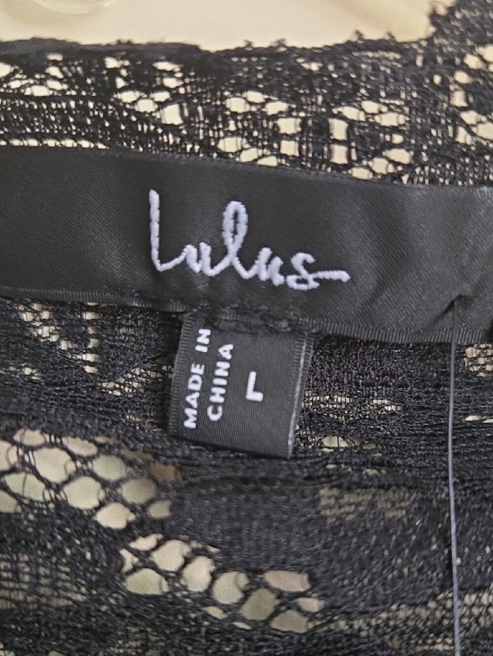 Lulu's Lace V-Neck Racerback Tank - Picture 7 of 8